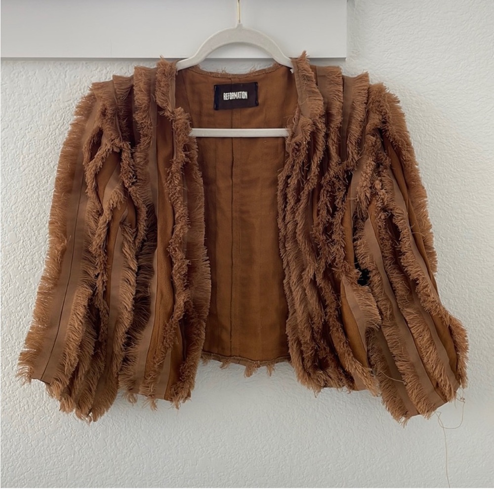 Reformation Vintage Style Crop Jacket
